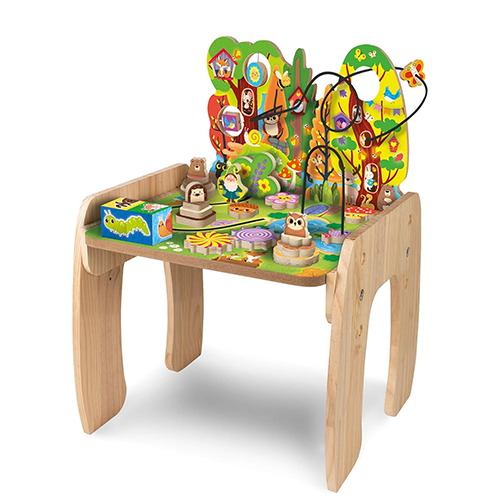 Lisciani Montessori Legno Tavolo 1000 Attivita' Cresce con Te