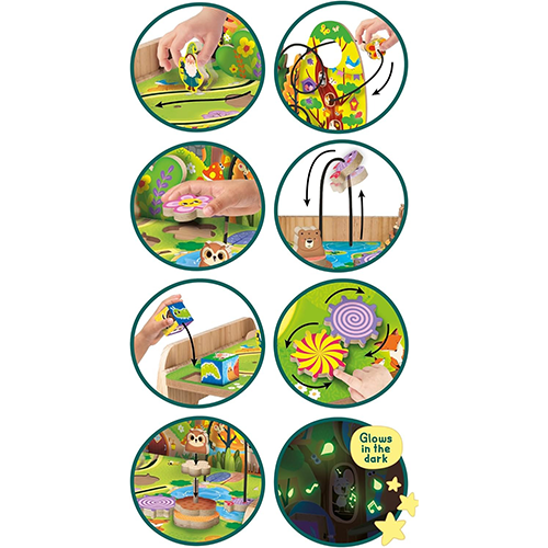 Lisciani Montessori Legno Tavolo 1000 Attivita' Cresce con Te