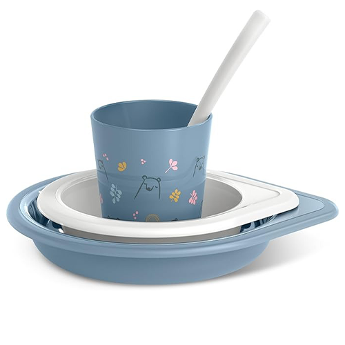 Suavinex Set Svezzamento My Family Azzurro