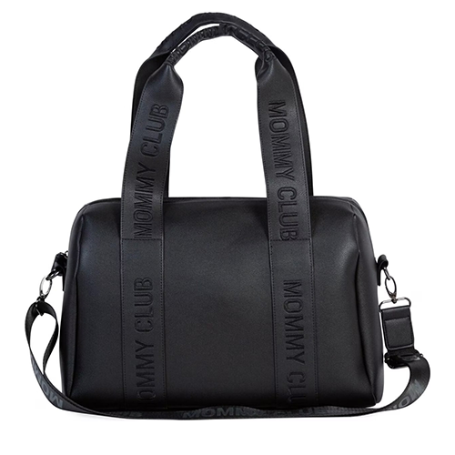 Childhome Borsa Mommy Club Signature Simil Pelle Nera