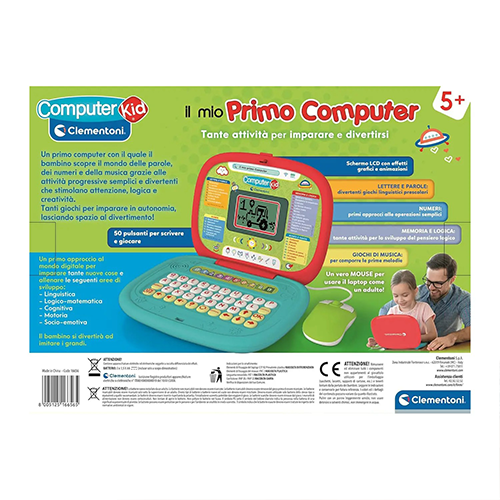 Clementoni Il Mio Primo Computer 5+ Rosso