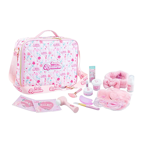 Pink My Skincare Suitcase Beauty Routine