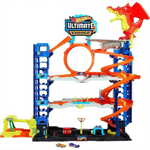 Hot Wheels City Mega Garage Playset Con 2 Macchinine