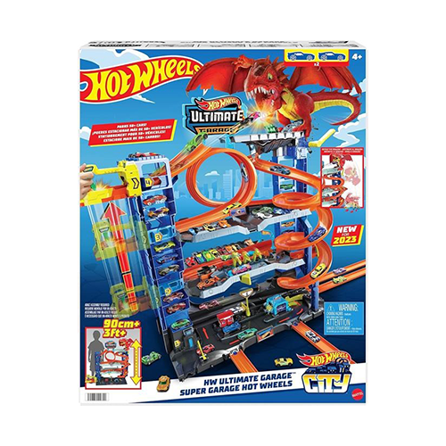 Hot Wheels City Mega Garage Playset Con 2 Macchinine