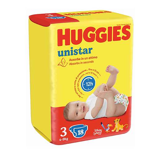 Huggies Unistar Pacco Singolo Tg. 3 Huggies Unistar Pacco Singolo Tg. 3