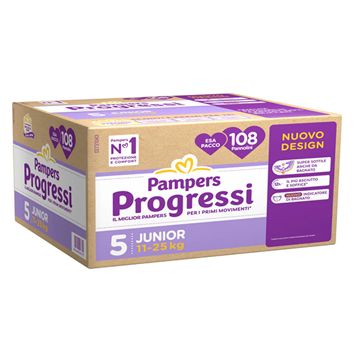 Pampers Progressi EsaPack JUNIOR x108