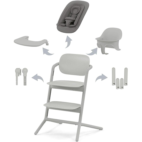 Cybex Gold Lemo Seggiolone 4in1 Suede Grey Cybex Gold Lemo Seggiolone 4in1 Suede Grey