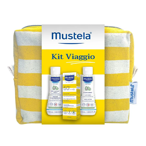 Mustela Kit Viaggio Latte Solare - Detergente-Idratante 100ml Mustela Kit Viaggio Latte Solare - Detergente-Idratante 100ml