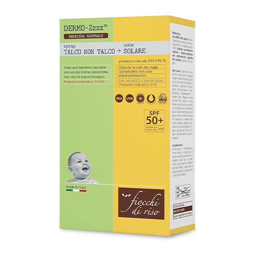 Fiocchi di Riso Cofanetto Talco NON Talco Spray e Latte Solare 50+