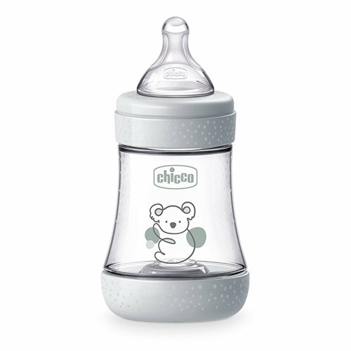 Chicco Biberon Perfect 5 Flusso Lento 150 ml Grigio
