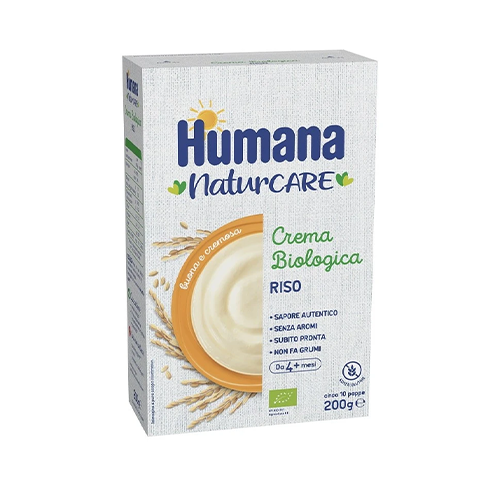 Humana Crema Biologica di Riso 200gr