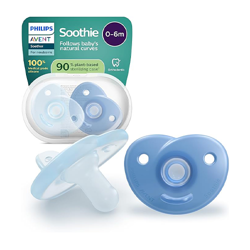 Philips Avent Succhietti Soothie 0-6 mesi Azzurro/Blu Philips Avent Succhietti Soothie 0-6 mesi Azzurro/Blu