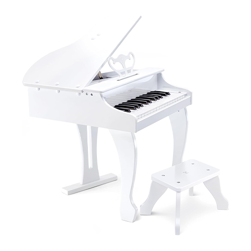 Hape Pianoforte A Coda Elettronico Deluxe Bianco Hape Pianoforte A Coda Elettronico Deluxe Bianco