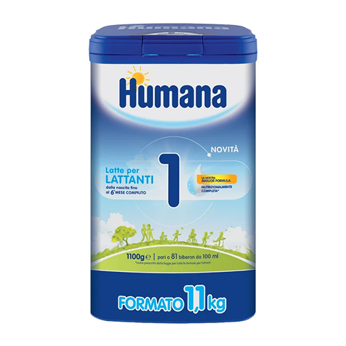 Humana Latte 1 in Polvere 1100 gr Humana Latte 1 in Polvere 1100 gr