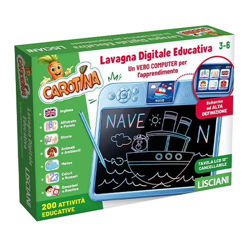 Lisciani Carotina Lavagna Digitale Educativa Lisciani Carotina Lavagna Digitale Educativa