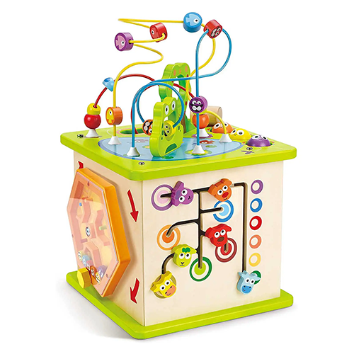 Hape Cubo Multiattività con Animali, Forme e Labirinti Hape Cubo Multiattività con Animali, Forme e Labirinti