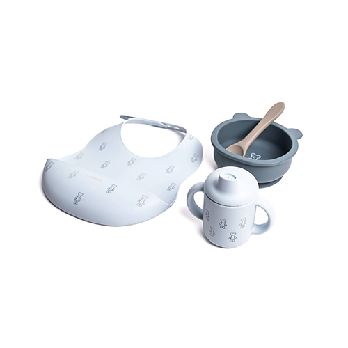 Bamboom Set Pappa- First Meal Set- Monkey Bamboom Set Pappa- First Meal Set- Monkey