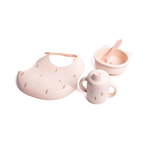 Bamboom Set Pappa- First Meal Set- Fawn Pink