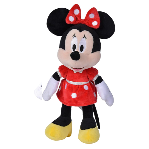 Simba Peluche Disney Minnie Abito Rossa 25 cm