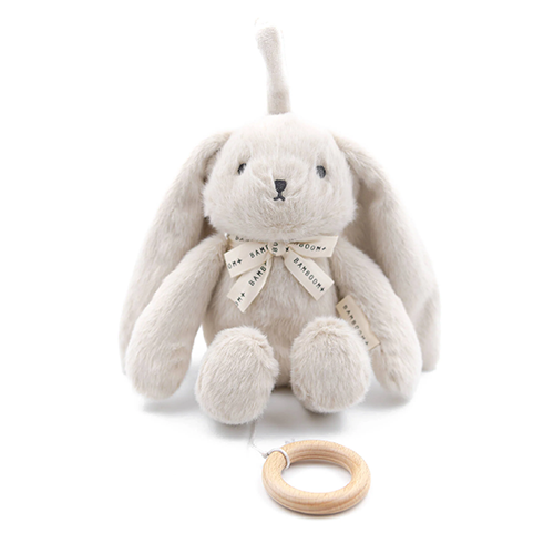 Bamboom Coniglietto Peluche Carillon Warm Grey