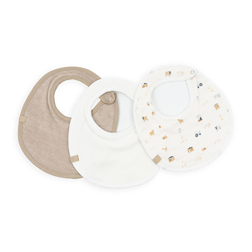 Bamboom Bavaglini Bibs Set 3 Pezzi The Farm Bamboom Bavaglini Bibs Set 3 Pezzi The Farm