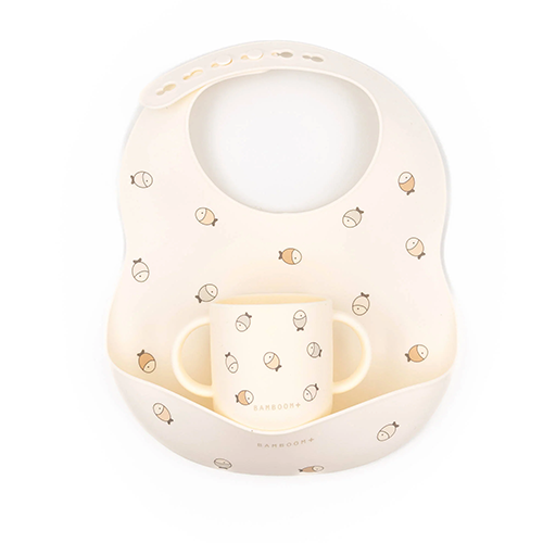 Bamboom Bavaglino in Silicone e Tazza Fishes