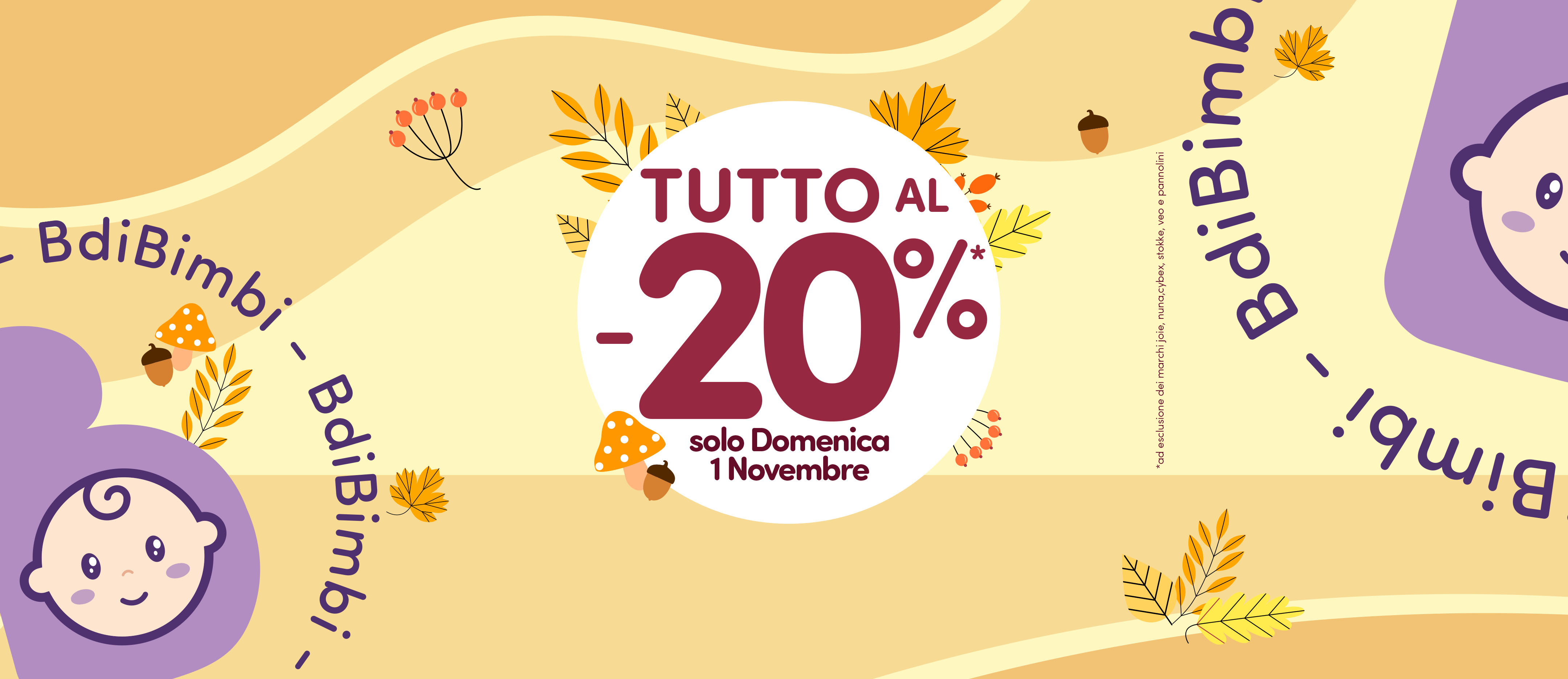 Promo tutto al 20