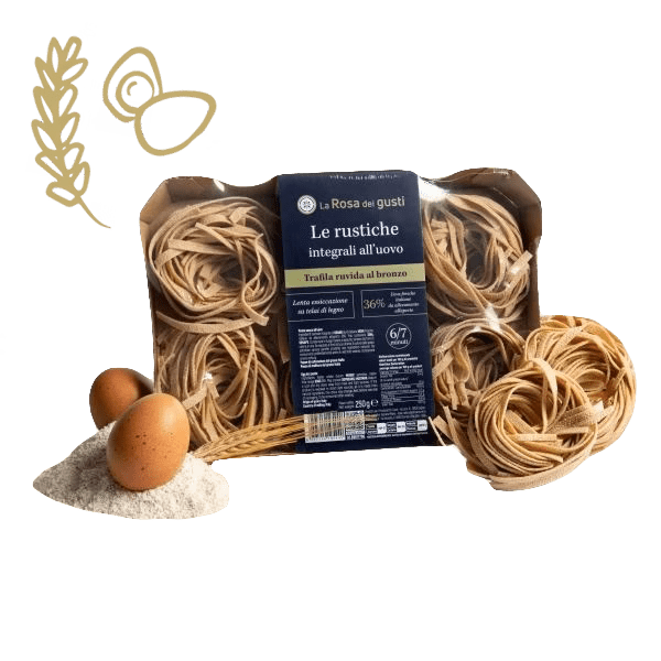 Artisanal egg dry pasta