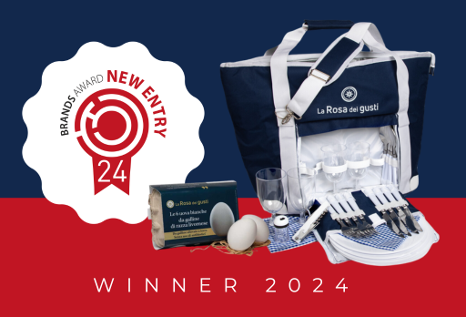 La Rosa dei gusti trionfa ai New Entry dei Brands Awards 2024! 