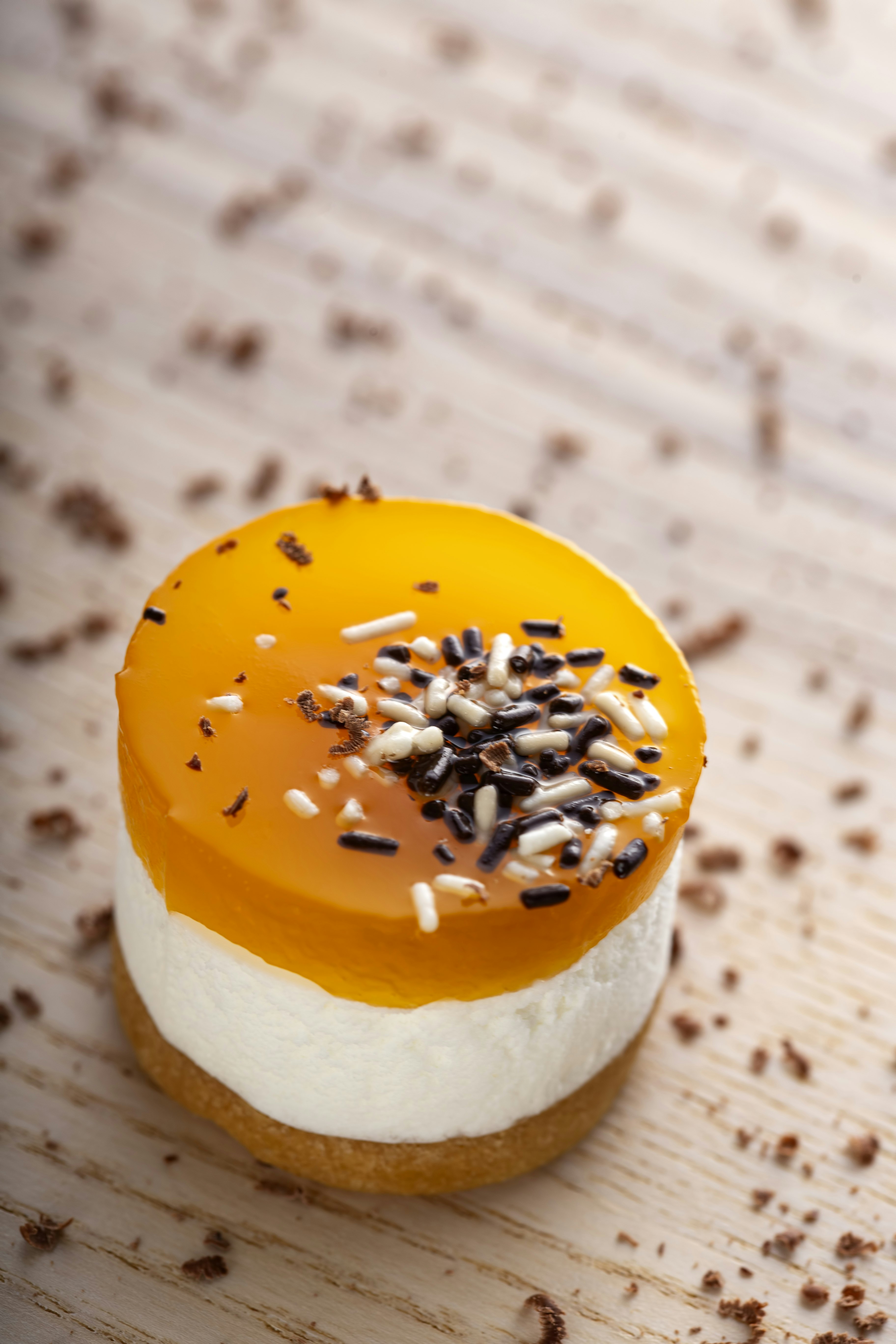 Mini cheesecake al mango