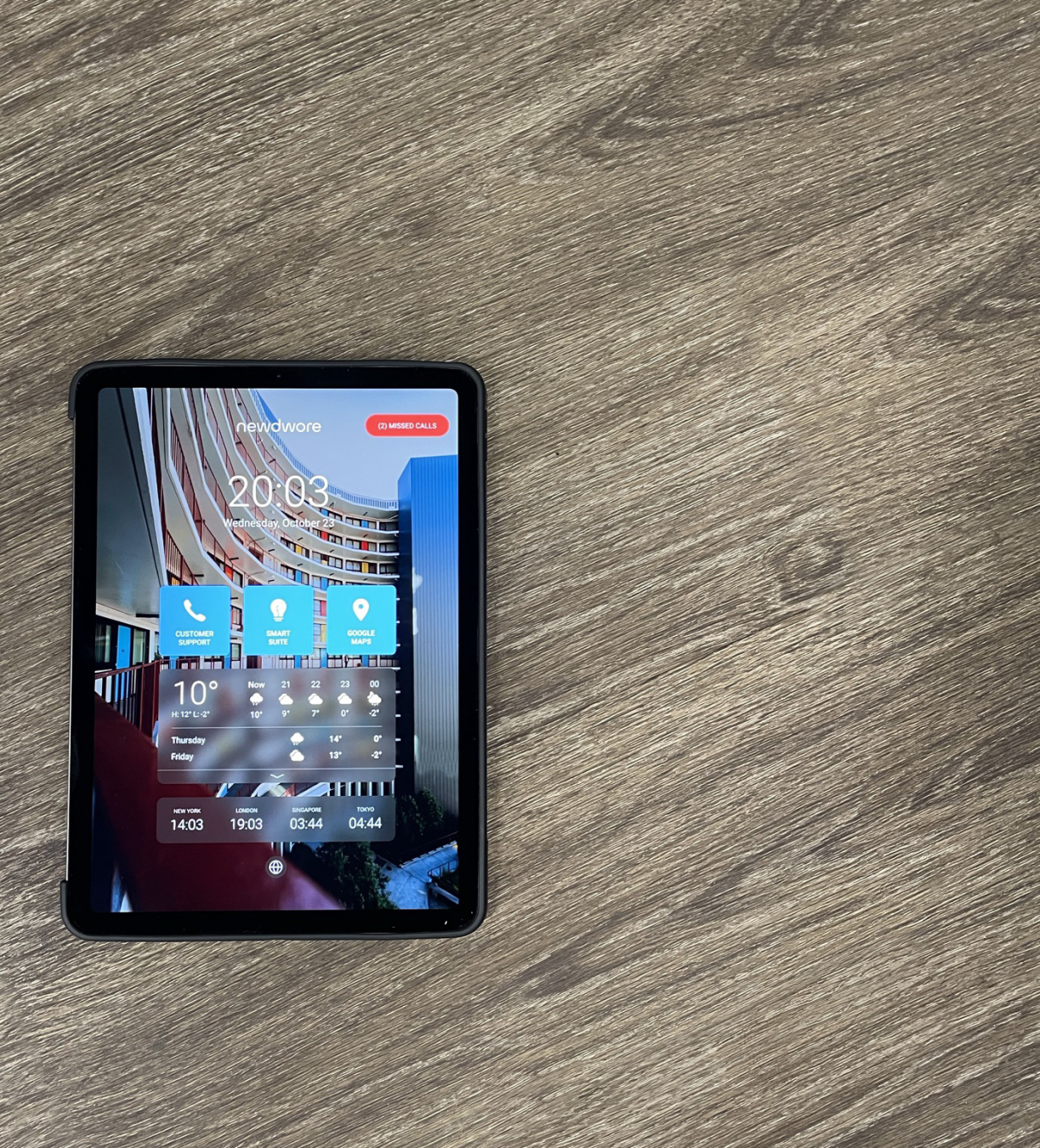 newdwore cover image showcasing dashboard on an ipad