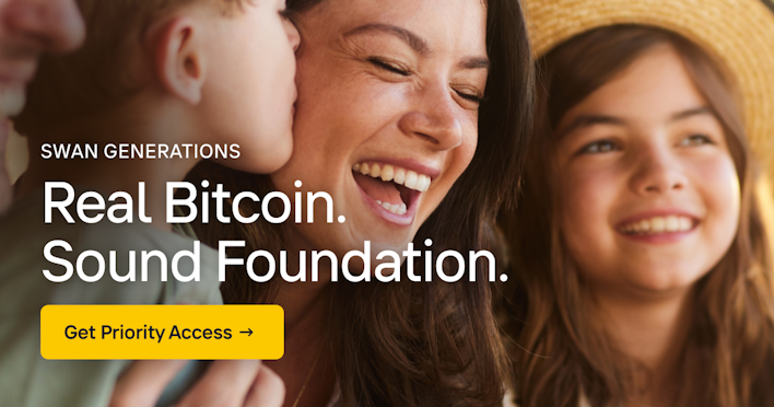 Introducing Swan Generations, Empowering Families to Allocate Real Bitcoin to the Next Generation