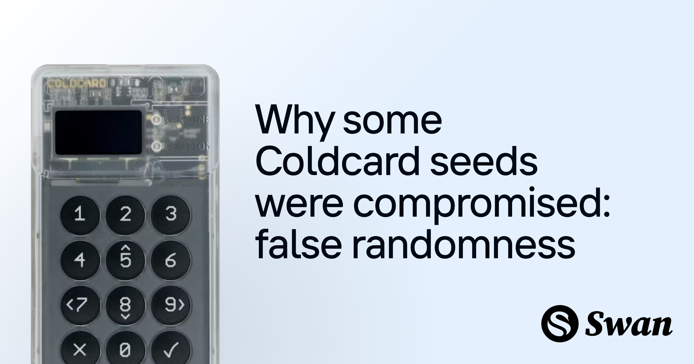 Why some Coldcard seeds were compromised: false randomness