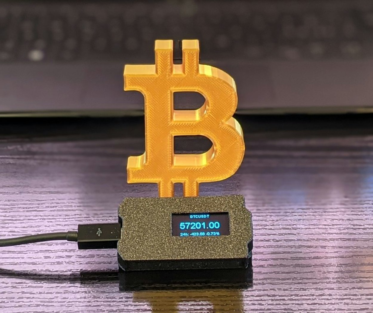 CryptoGadgets v1. Stand-alone cryptocurrency WiFi ticker. Bitcoin price ...