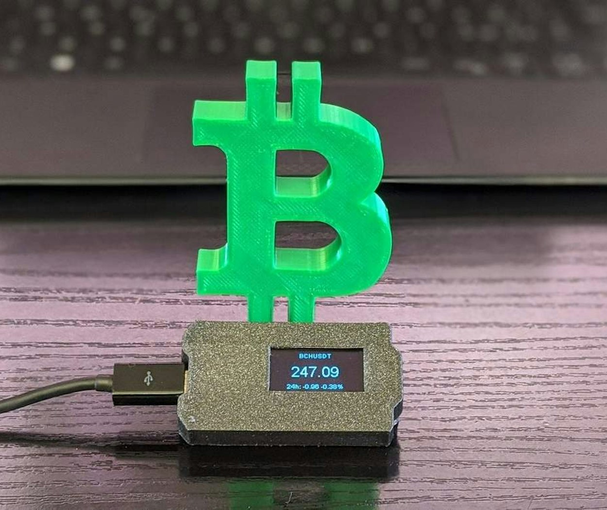 CryptoGadgets v1. Stand-alone cryptocurrency WiFi ticker. Bitcoin price ...