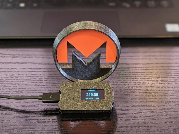 Monero price tracker