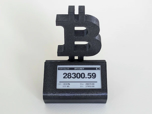V3 - Multipurpose BTC e-ink ticker BLACK
