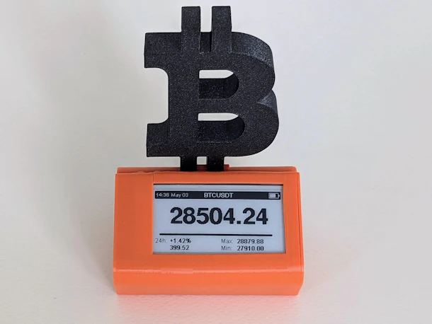 V3 - Multipurpose BTC e-ink ticker INVERTED