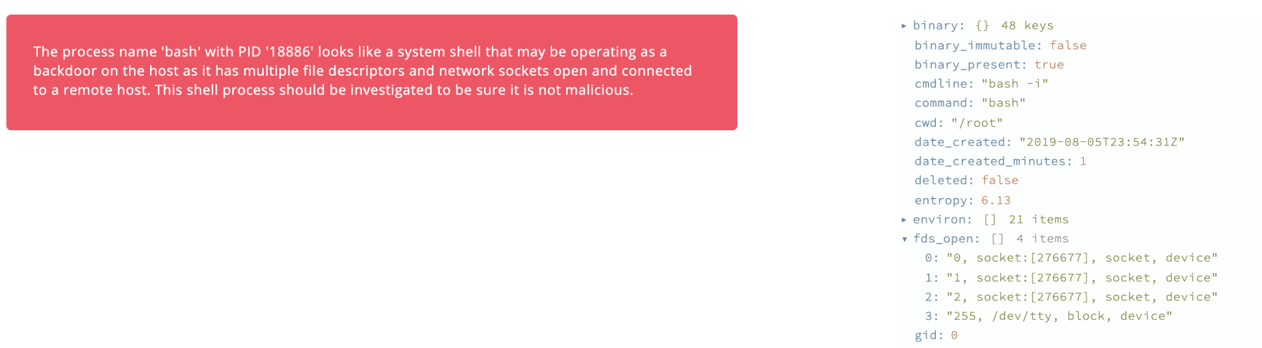 Linux Bindshell Backdoor Alert