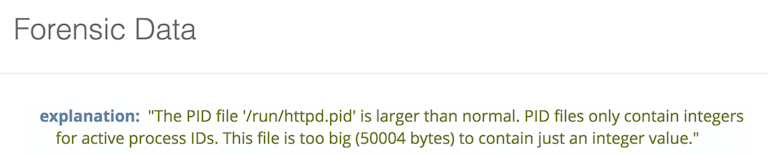 PID File Is Too Large Alert