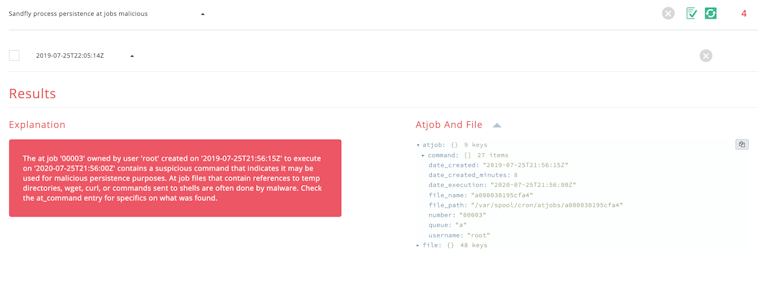 Sandfly Detecting Malicious At Job Linux Persistence