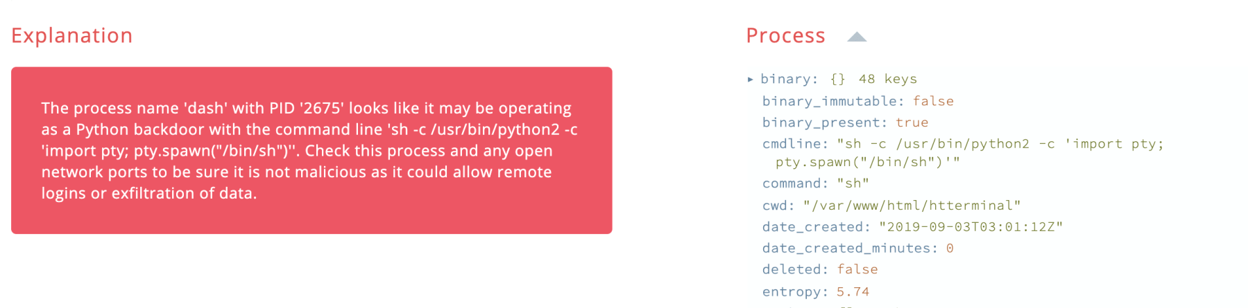 Python backdoor Apache