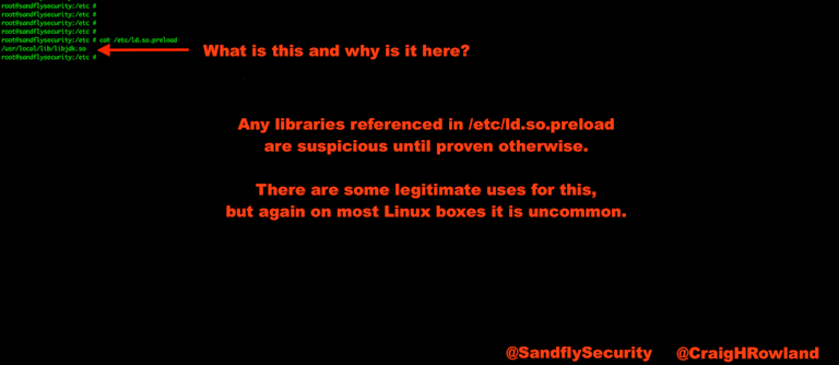 Investigating /etc/ld.so.preload Stealth Rootkit