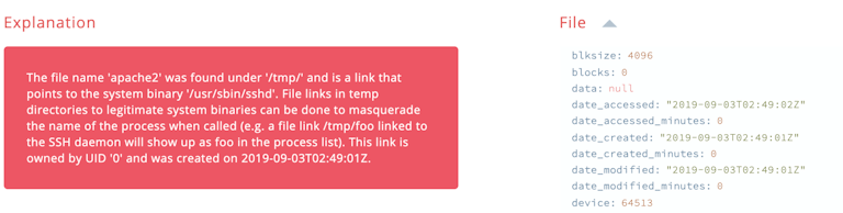 tmp system binary link example