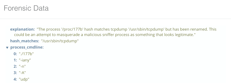 Sandfly spots a malicious tcpdump masquerading under a different name.