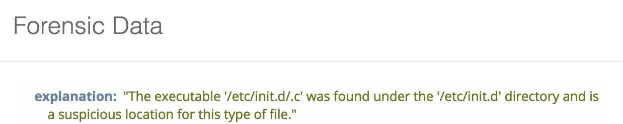 Suspicious Executable Under /etc