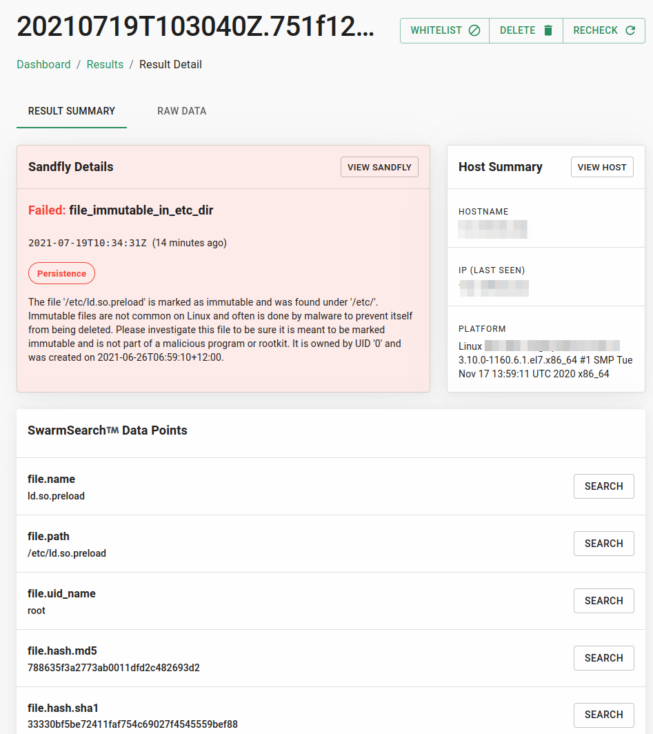 Immutable /etc/ld.so.preload Hiding Malicious Library Path