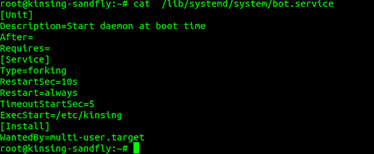 Malicious Systemd Service Unit