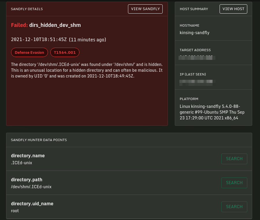 Kinsing Malware Hidden Directory