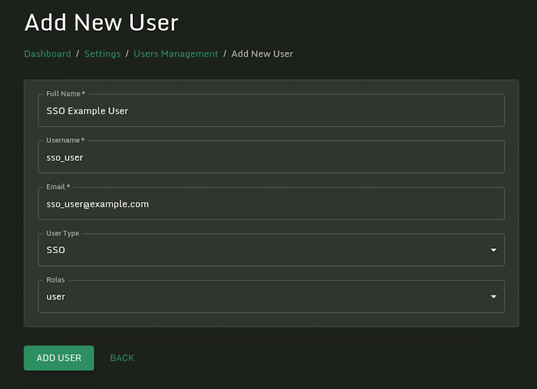 Configuring SSO Users for Sandfly